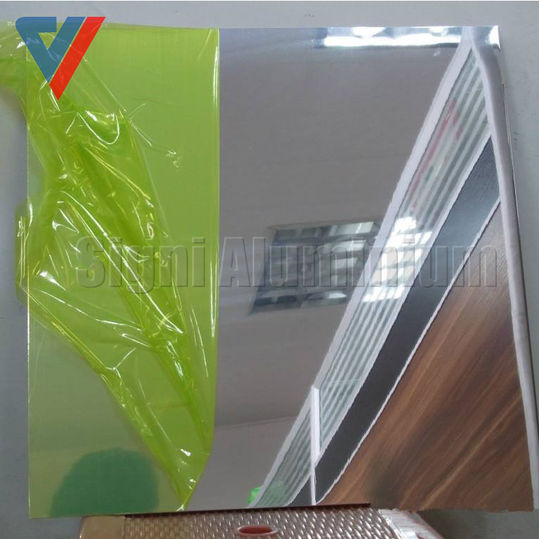 polished mirror aluminum plate