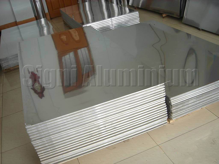 Anodized Aluminium Bright Mirror Sheet 